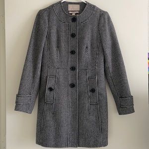 BANANA REPUBLIC Houndstooth Coat
